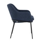 Стул Кози ткань букле синий