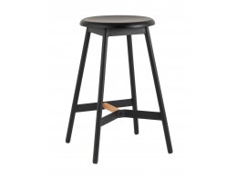 Стул полубарный Knobb черный