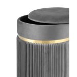 Пуф Миранда с ящиком серебро велюр серый