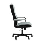 Кресло руководителя TopChairs ST-DOMINGO серо-голубой