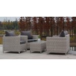 Кон Панна столик журнальный из искусственного ротанга, цвет бежевый