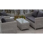 Кон Панна столик журнальный из искусственного ротанга, цвет бежевый