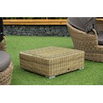 Лунго журнальный столик плетеный, цвет соломенный