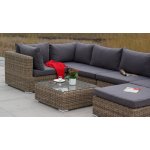 Лунго журнальный столик плетеный, цвет соломенный