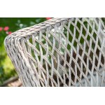 Латте плетеное кресло из искусственного ротанга, цвет бежевый