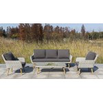 Прованс кресло из искусственного ротанга, цвет бежевый