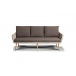 Прованс диван из искусственного ротанга трехместный, цвет бежевый