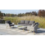 Прованс диван из искусственного ротанга трехместный, цвет бежевый