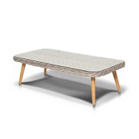 Прованс столик журнальный из ротанга, цвет бежевый