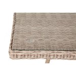 Латте плетеный стол из искусственного ротанга 160х90см, цвет бежевый