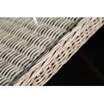 Латте плетеный стол из искусственного ротанга 160х90см, цвет бежевый