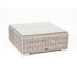 Лунго журнальный столик плетеный, цвет бежевый