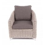 Кон Панна кресло из искусственного ротанга, цвет бежевый