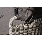 Стильяно плетеная кровать круглая, цвет бежевый