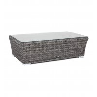 Капучино журнальный столик из искусственного ротанга, цвет графит