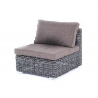 Лунго модуль диванный прямой с подушками, цвет графит