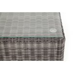 Лунго журнальный столик плетеный, цвет графит