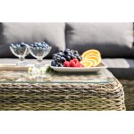 Кальяри журнальный столик из искусственного ротанга (гиацинт), цвет соломенный