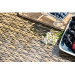 Кальяри журнальный столик из искусственного ротанга (гиацинт), цвет соломенный