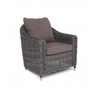 Кон Панна кресло из искусственного ротанга, цвет графит
