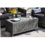 Кон Панна столик журнальный из искусственного ротанга, цвет графит
