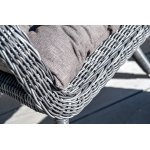 Толедо кресло плетеное с подушками, цвет графит