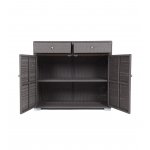 Мальта тумба плетеная из искусственного ротанга, цвет графит