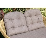 Равенна диван двухместный плетенный из ротанга, цвет соломенный