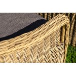 Равенна диван двухместный плетенный из ротанга, цвет соломенный