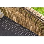 Равенна диван двухместный плетенный из ротанга, цвет соломенный