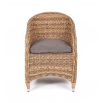 Равенна плетеное кресло из искусственного ротанга (гиацинт), цвет соломенный