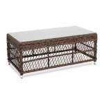 Гранд Латте стол журнальный из искусственного ротанга, цвет коричневый