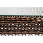 Гранд Латте стол журнальный из искусственного ротанга, цвет коричневый