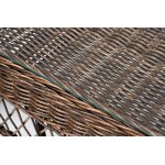 Гранд Латте стол журнальный из искусственного ротанга, цвет коричневый