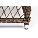 Гранд Латте стол журнальный из искусственного ротанга, цвет коричневый