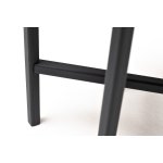 Кипр интерьерный стол из HPL круглый, D30, H40, цвет серый гранит