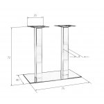 Подстолье обеденное DOBRIN EVAN WIDE