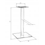 Подстолье обеденное DOBRIN JOSIE
