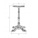 Подстолье обеденное DOBRIN LEONE