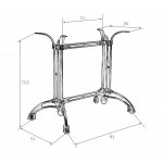 Подстолье обеденное DOBRIN LOUISE WIDE