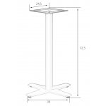 Подстолье обеденное DOBRIN STELLA WHITE