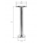 Подстолье обеденное с креплением к полу DOBRIN NAIL