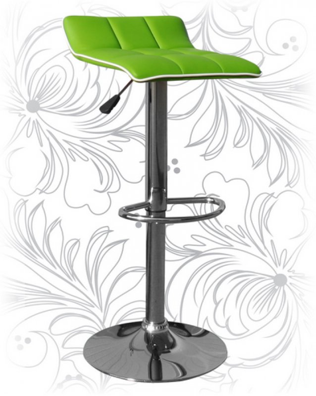 Стул барный LM-5014 (зелёно-белый)