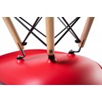 Стул обеденный LMZL-PP623 (ножки светлый бук, цвет сиденья красный)