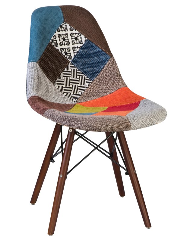 Стул обеденный LMZL-PP623 (ножки тёмный бук, цвет сиденья мозаика)