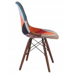 Стул обеденный LMZL-PP623 (ножки тёмный бук, цвет сиденья мозаика)