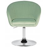 Кресло дизайнерское DOBRIN EDISON (мятный велюр (1922-8))