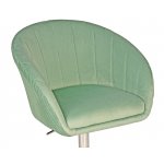 Кресло дизайнерское DOBRIN EDISON (мятный велюр (1922-8))