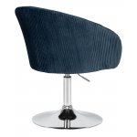 Кресло дизайнерское DOBRIN EDISON (синий велюр (1922-20))