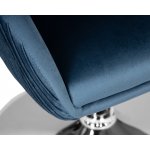 Кресло дизайнерское DOBRIN EDISON (синий велюр (1922-20))